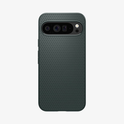 ACS07717 - Pixel 9 Pro XL Case Liquid Air in Abyss Green showing the back