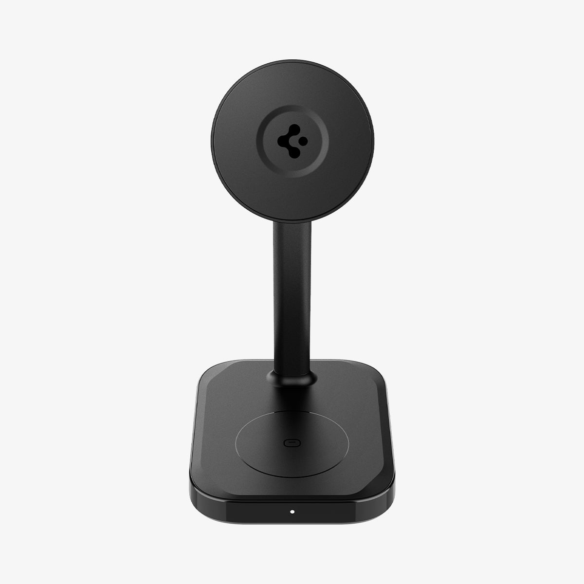 ACH08937 - ArcField™ Magnetic Wireless Charger Stand | PF2402 (MagFit) in Black showing the front and bottom