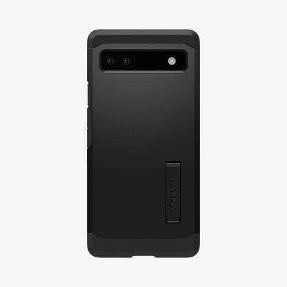 ACS04479 - Pixel 6a Case Tough Armor in black showing the back