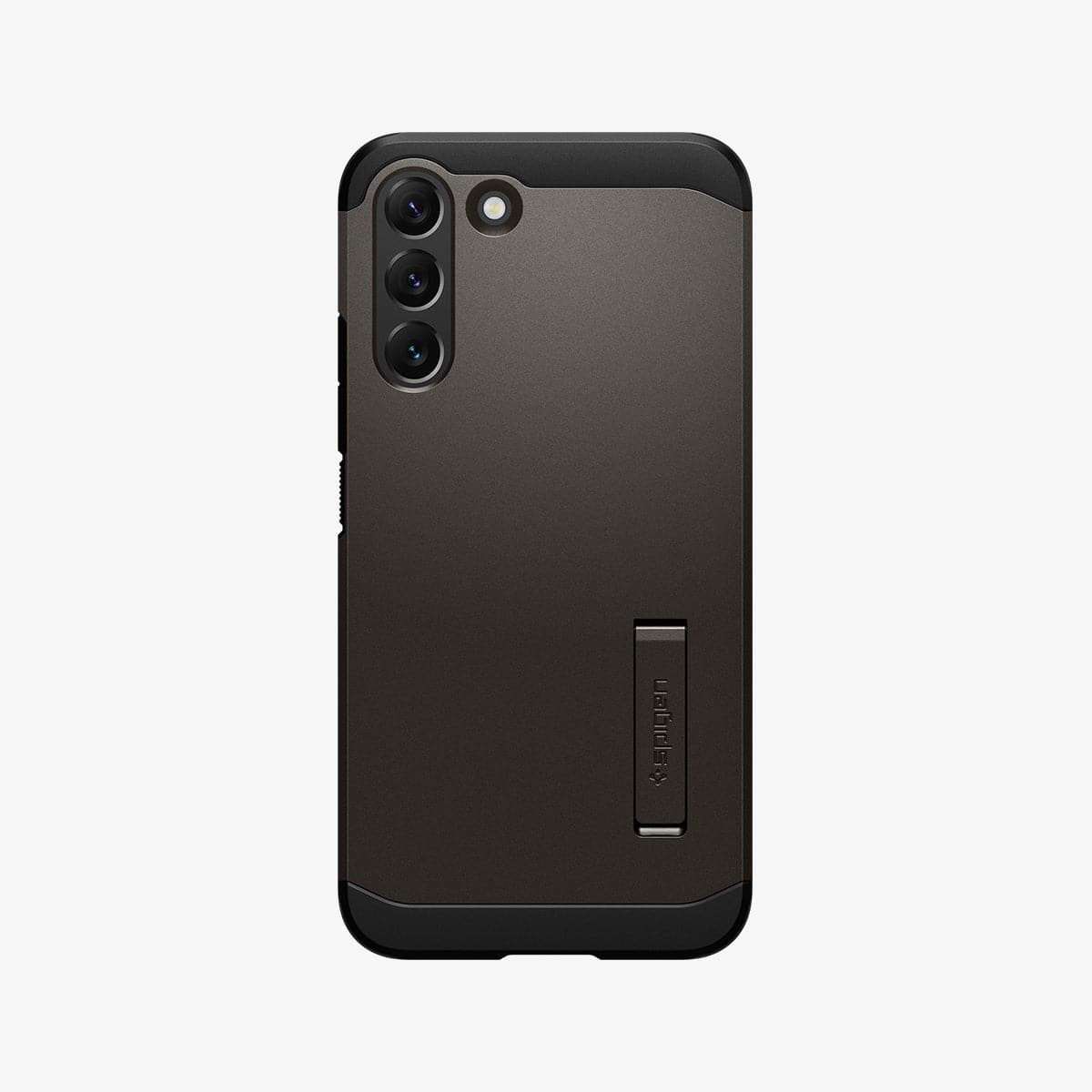 ACS03992 - Galaxy S22 5G Case Tough Armor in gunmetal showing the back