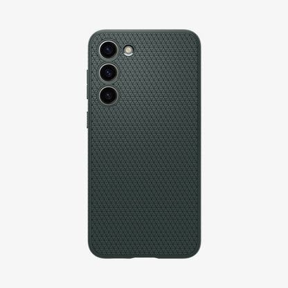 ACS05713 - Galaxy S23 Case Liquid Air in abyss green showing the back