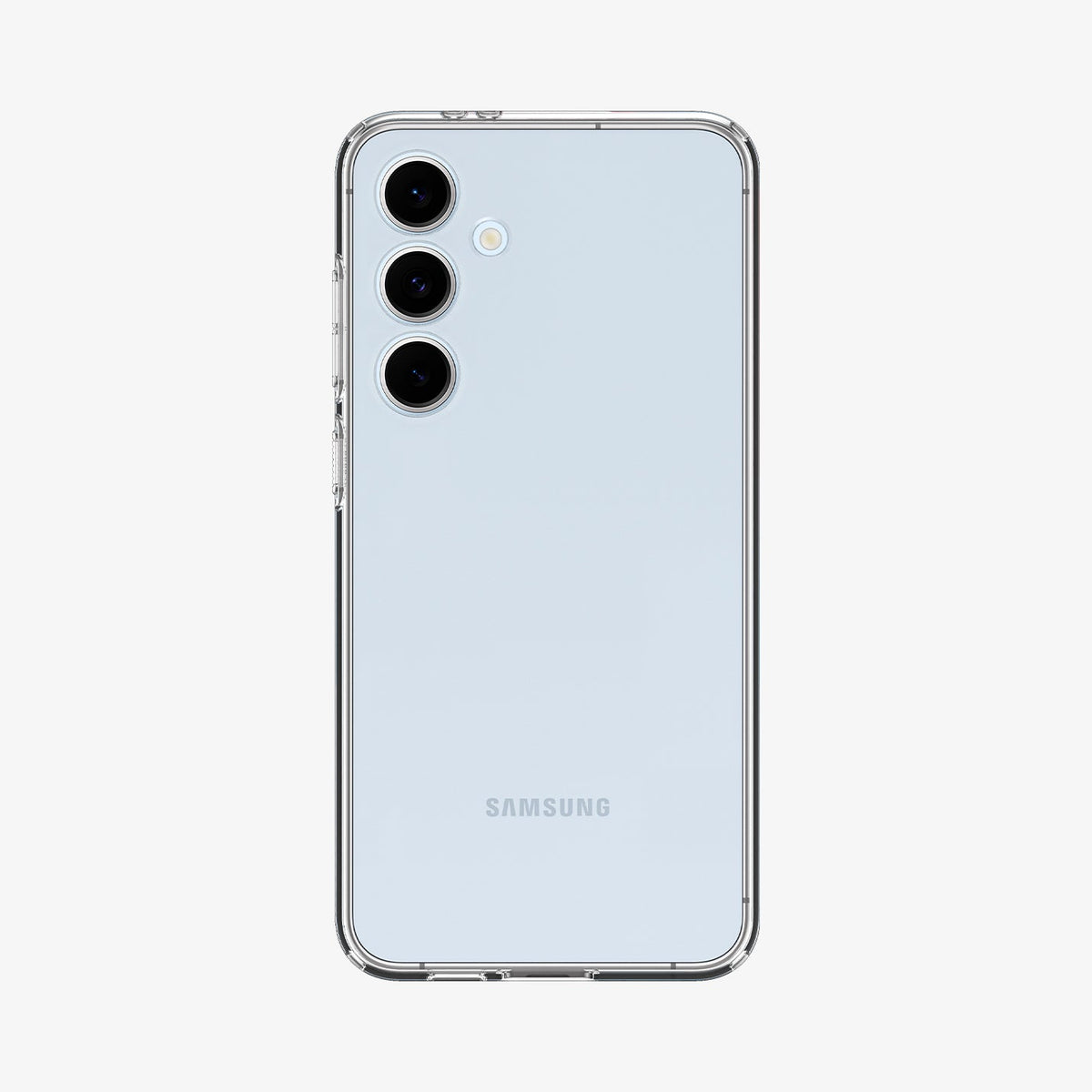 ACS08616 - Galaxy S24 FE Case Liquid Crystal in Crystal Clear showing the back