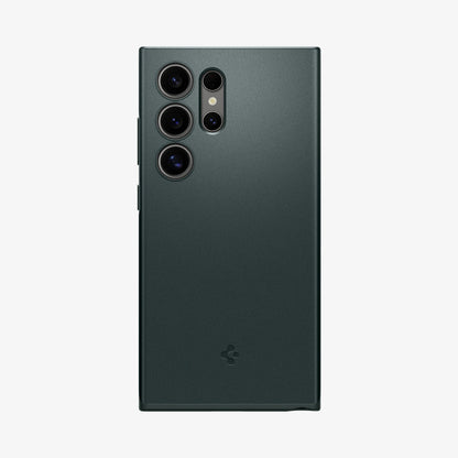 ACS07282 - Galaxy S24 Ultra Case Thin Fit in Abyss Green showing the back