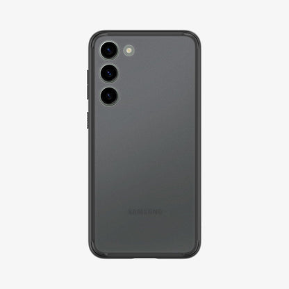ACS05716 - Galaxy S23 Case Ultra Hybrid in frost black showing the back