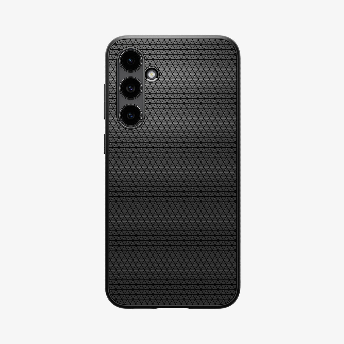 ACS06366 - Galaxy S23 FE Case Liquid Air in matte black showing the back