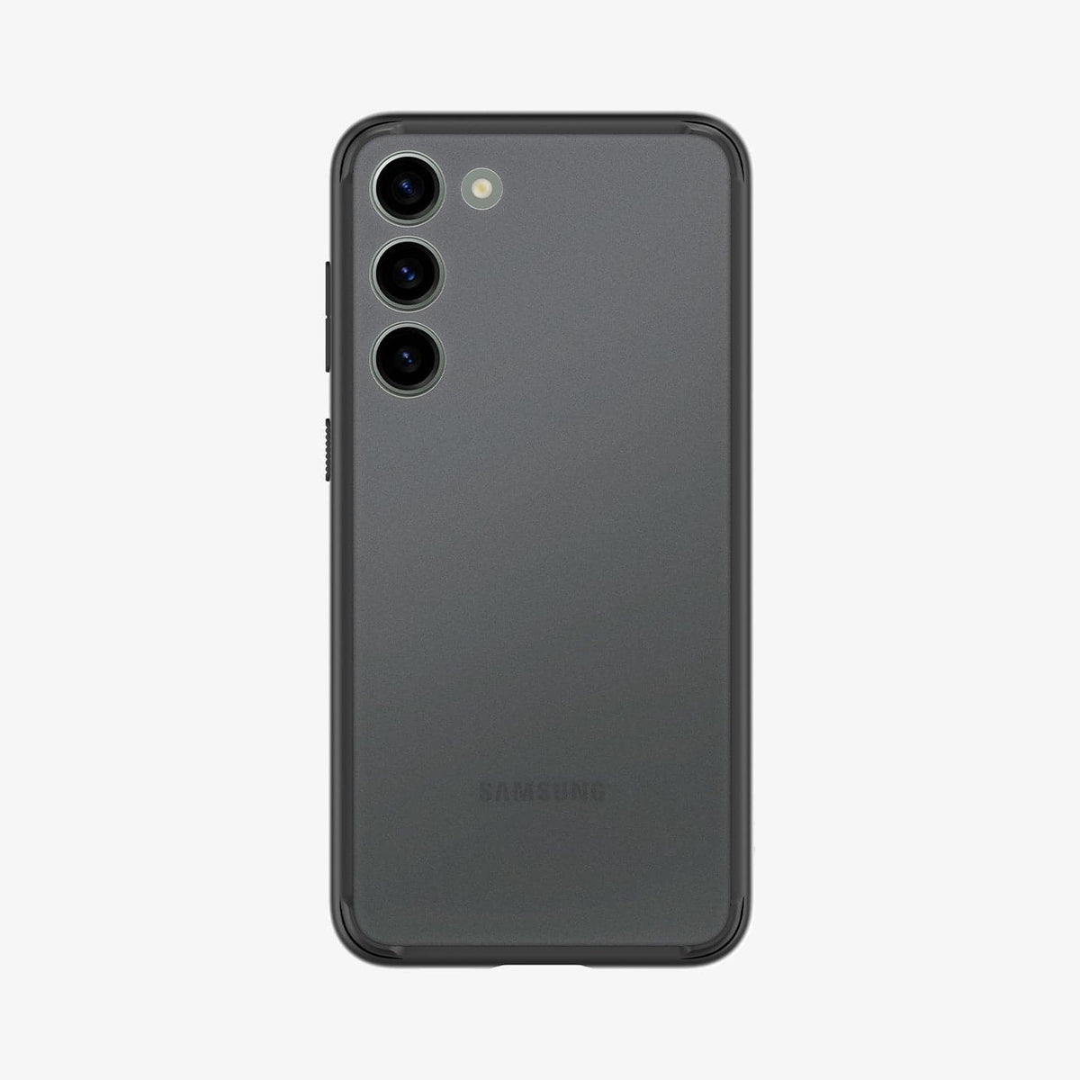ACS05670 - Galaxy S23 Plus Case Ultra Hybrid in frost black showing the back