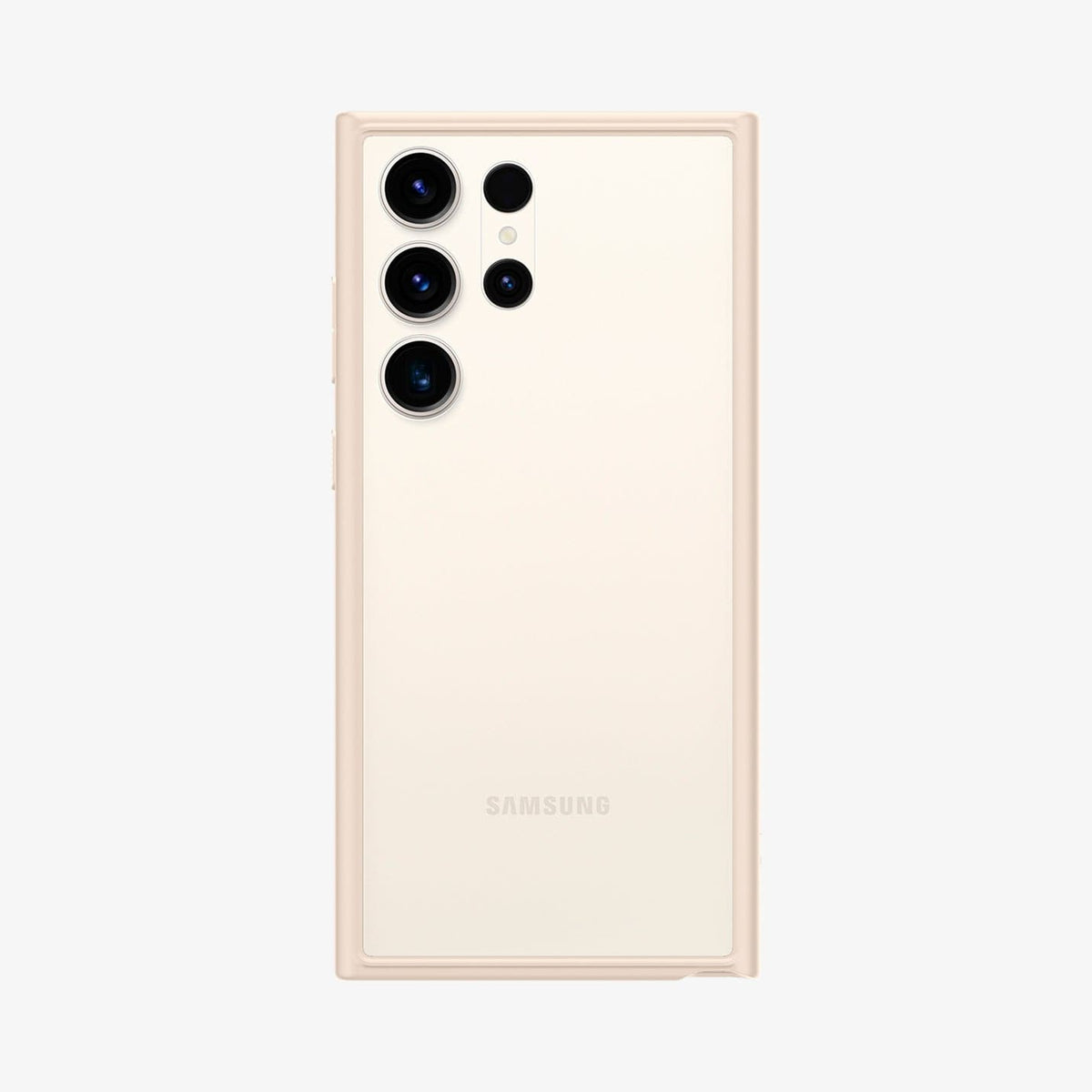 ACS06078 - Galaxy S23 Ultra Case Ultra Hybrid in sand beige showing the back