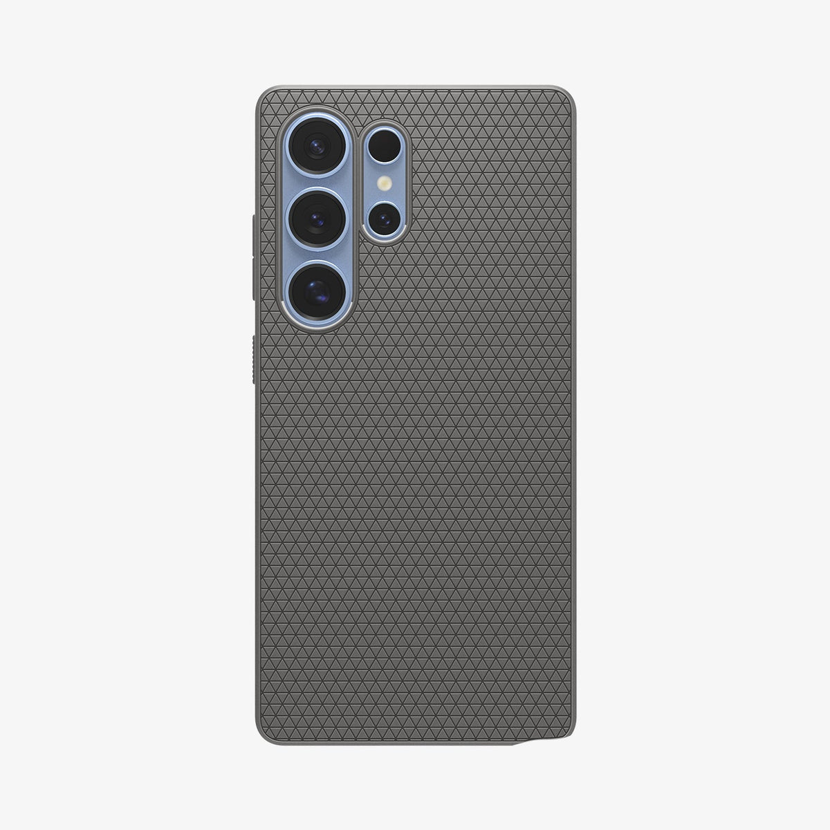 ACS08954 - Galaxy S25 Ultra Case Liquid Air in Marble Gray showing the back