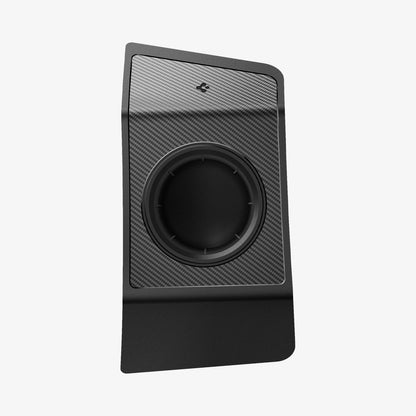ACP09180 - Tesla Charging Adapter Door Dock TO255 in Black showing the front, inner and bottom
