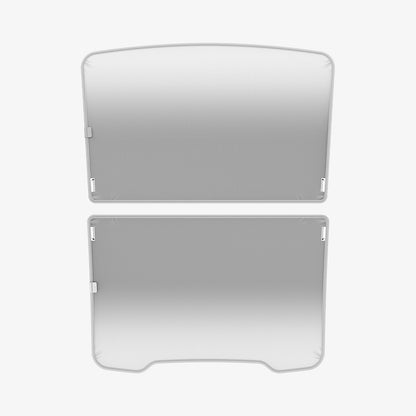 ACP09568 - Model Y (2025) CryoShade Sunroof in Gray showing the front